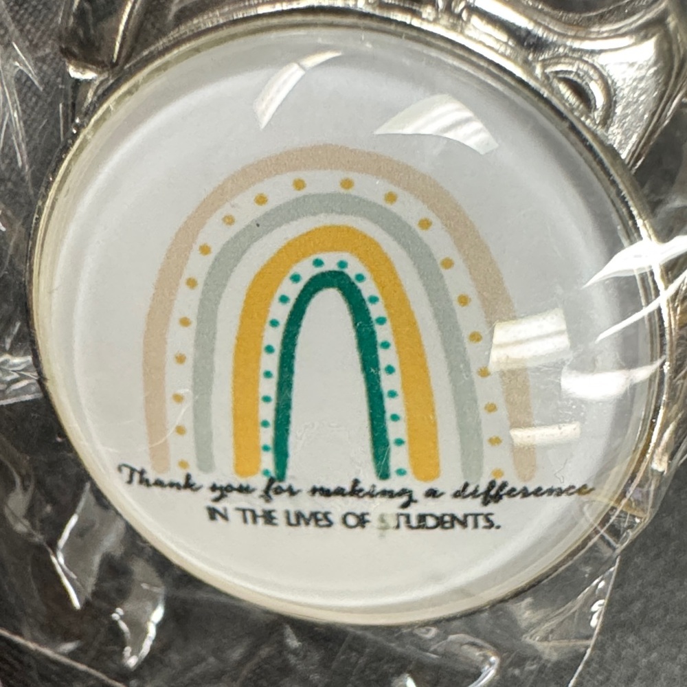 Rainbow keychain Thank you for making a difference in the lives of students new